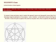 Solomon's Game Worksheet Solomon's Game Worksheet
