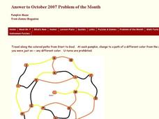 Pumpkin Maze Worksheet Pumpkin Maze Worksheet