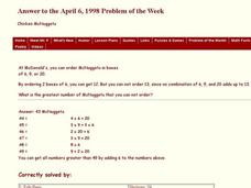 Chicken McNuggets Worksheet Chicken McNuggets Worksheet