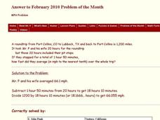 MHP Problems Worksheet MHP Problems Worksheet