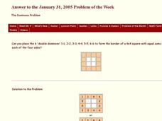 The Dominoes Problem Worksheet The Dominoes Problem Worksheet