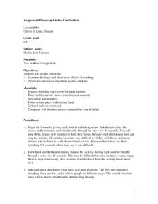 Effects of Lung Disease Lesson Plan Effects of Lung Disease Lesson Plan