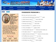 Possessive Pronouns: Fill in the Blank Interactive Possessive Pronouns: Fill in the Blank Interactive