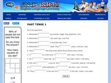 Past Tense 1 Interactive Past Tense 1 Interactive
