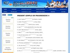Present Simple or Progressive Form 6 Interactive Present Simple or Progressive Form 6 Interactive