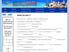 Some or Any, 5 Interactive Some or Any, 5 Interactive