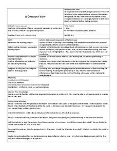 A Different View Lesson Plan A Different View Lesson Plan