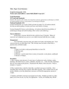 Paper Towel Structure Lesson Plan Paper Towel Structure Lesson Plan