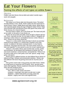 Eat Your Flowers Lesson Plan Eat Your Flowers Lesson Plan