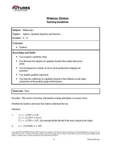 Windsail Design Lesson Plan Windsail Design Lesson Plan