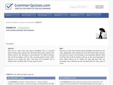 Joining Phrases and Clauses Interactive Joining Phrases and Clauses Interactive