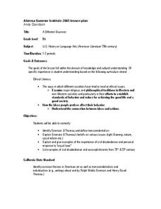 A Different Drummer Lesson Plan A Different Drummer Lesson Plan