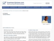 Using Infinitives In Context Interactive Using Infinitives In Context Interactive