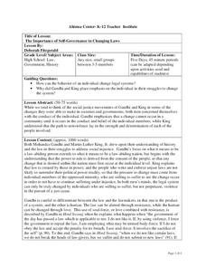 The Importance of Self-Governance in Changing Laws Lesson Plan The Importance of Self-Governance in Changing Laws Lesson Plan
