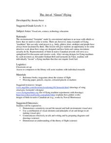 The Art of "Green" Flying Lesson Plan The Art of "Green" Flying Lesson Plan