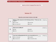 Vocabulary Review #19 Interactive Vocabulary Review #19 Interactive