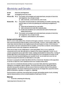 Electricity and Circuits Lesson Plan Electricity and Circuits Lesson Plan