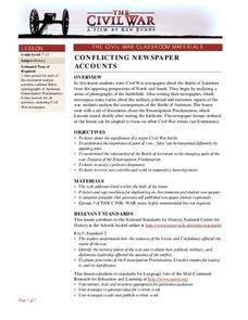 American Civil War: Conflicting Newspaper Reports Lesson Plan American Civil War: Conflicting Newspaper Reports Lesson Plan