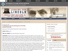 Looking for Lincoln During the Civil War Lesson Plan Looking for Lincoln During the Civil War Lesson Plan