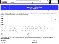 Elements Worksheet Elements Worksheet