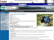 Invasive Aquatic Plant Identification Lesson Plan Invasive Aquatic Plant Identification Lesson Plan