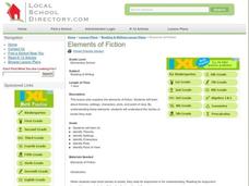 Elements of Fiction Lesson Plan Elements of Fiction Lesson Plan
