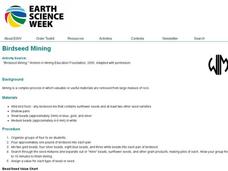 Birdseed Mining Lesson Plan Birdseed Mining Lesson Plan