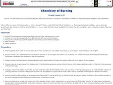 Chemistry of Burning Lesson Plan Chemistry of Burning Lesson Plan
