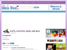 Ice Cream Fun Activity Ice Cream Fun Activity