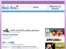 Wall Paper and Paint Mosaic Activity Wall Paper and Paint Mosaic Activity