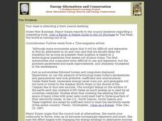 Energy Alternatives and Conservation Interactive Energy Alternatives and Conservation Interactive