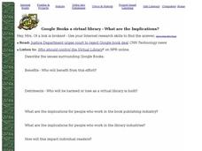 Implications of Google Books, a Virtual Library Interactive Implications of Google Books, a Virtual Library Interactive