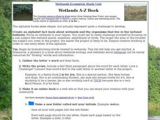 Wetlands A - Z Book Interactive Wetlands A - Z Book Interactive