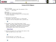 Ellipses Lesson Plan Ellipses Lesson Plan