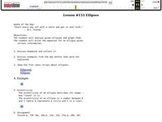 Ellipses Lesson Plan Ellipses Lesson Plan