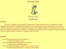Emergent Literacy Lesson Plan Emergent Literacy Lesson Plan