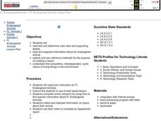 Endangered Animals Lesson Plan Endangered Animals Lesson Plan