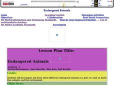Endangered Animals Lesson Plan Endangered Animals Lesson Plan