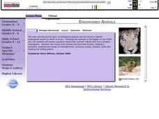 Endangered Animals Lesson Plan Endangered Animals Lesson Plan