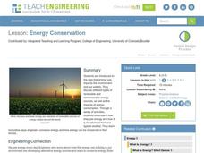 Energy Conservation Lesson Plan Energy Conservation Lesson Plan