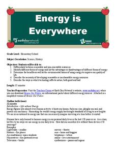 Energy is Everywhere Lesson Plan Energy is Everywhere Lesson Plan