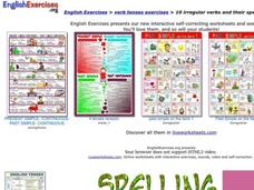 English Exercises: Irregular Verbs Interactive English Exercises: Irregular Verbs Interactive