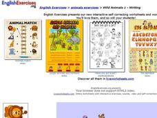 ESL Vocabulary-Animals Interactive ESL Vocabulary-Animals Interactive