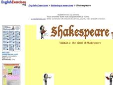 Times of Shakespeare Interactive Times of Shakespeare Interactive