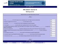 English Vocabulary Skills: AWL Sublist 8 - Exercise 6b Interactive English Vocabulary Skills: AWL Sublist 8 - Exercise 6b Interactive