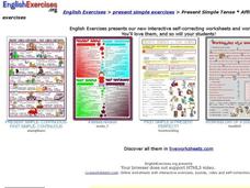 English Exercises: Present Simple Tense Affirmative Sentences Part 1 Interactive English Exercises: Present Simple Tense Affirmative Sentences Part 1 Interactive