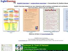 English Exercises: Conjunctions Interactive English Exercises: Conjunctions Interactive
