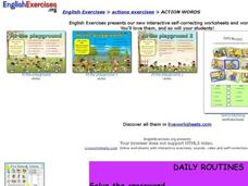 Daily Routines: action words Interactive Daily Routines: action words Interactive
