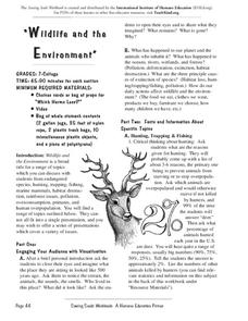 Environmental Education Worksheet Environmental Education Worksheet