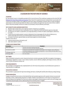 A Lesson on the Nature of Science Lesson Plan A Lesson on the Nature of Science Lesson Plan